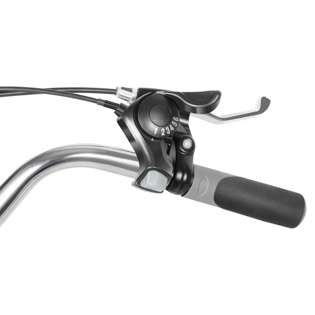 26-Zoll-Dreirad für Erwachsene, weiß, 6-Gang, 3-rädrig – Bild 6