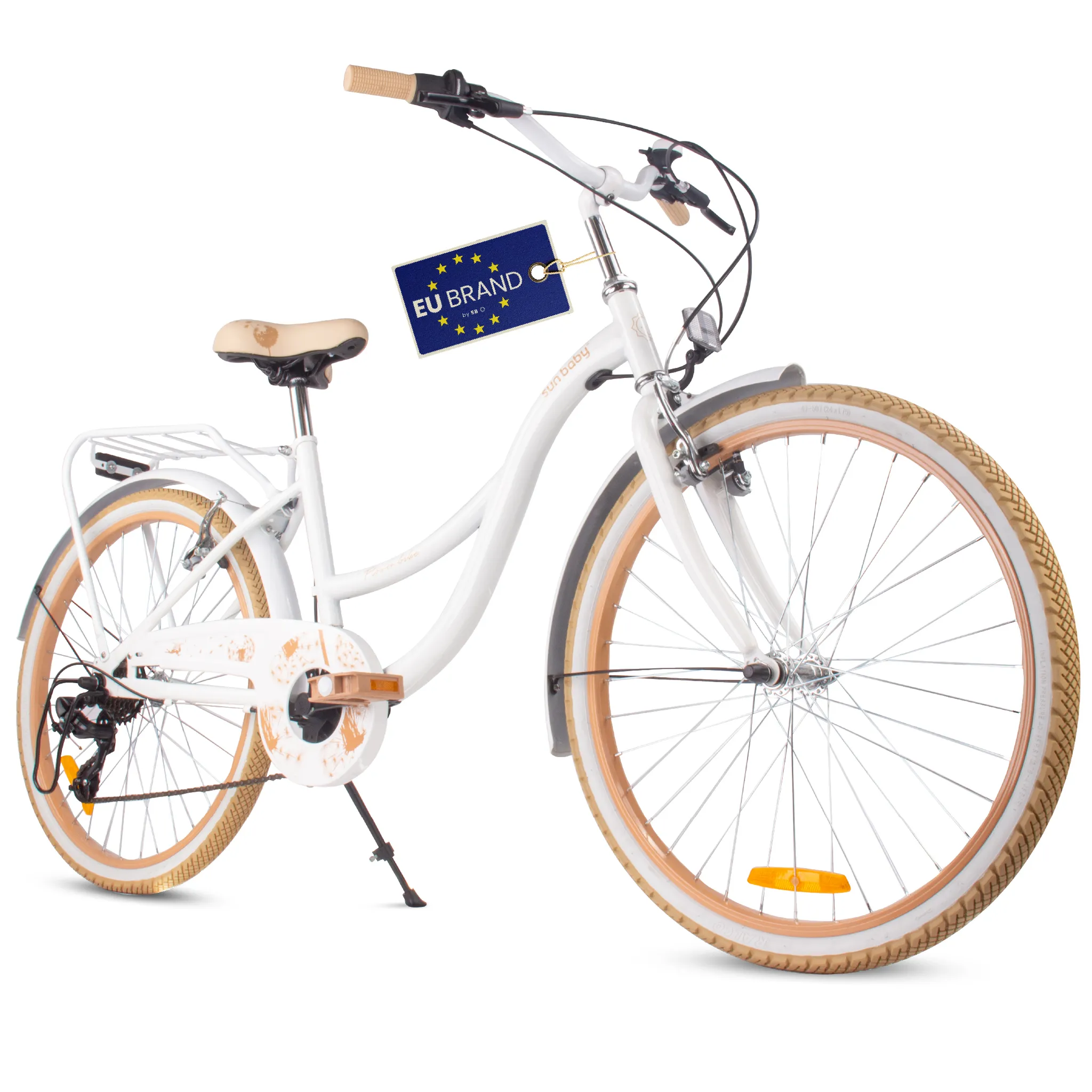 SHIMANO 7-stufiger Laubbläser, weiß und beige, Sun Baby