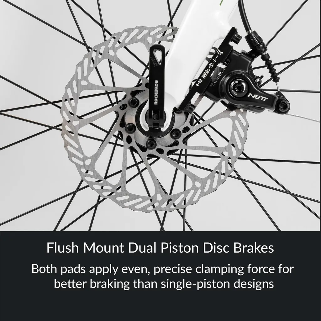 ROCKBROS SPIN W2M Rennrad mit mechanischen Scheibenbremsen, 700C Laufrädern, 2x8 Gängen, Shimano CLARIS R2000, Aluminium, Lila, Größe L – Bild 4