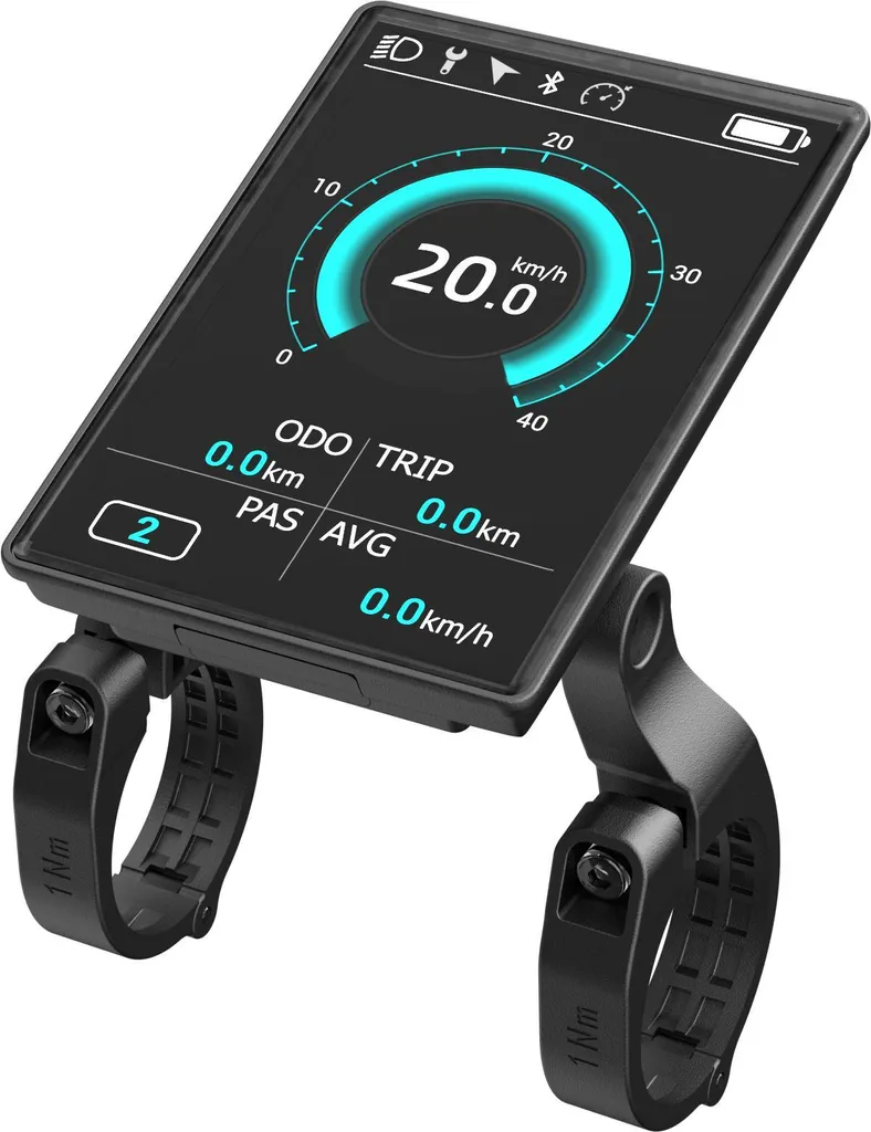 ADO Air 30 Pro Elektrofahrrad, Riemenantrieb, Bafang-Motor, LCD-Display, App – Bild 4