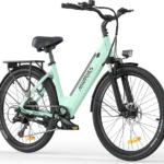 HillMiles E Bike, City E-Bike & E-Hollandrad mit 36V 13Ah Akku bis zu 80-100km, SHIMANO 7-Gang, 250W Motor&25km/h, MileCity1